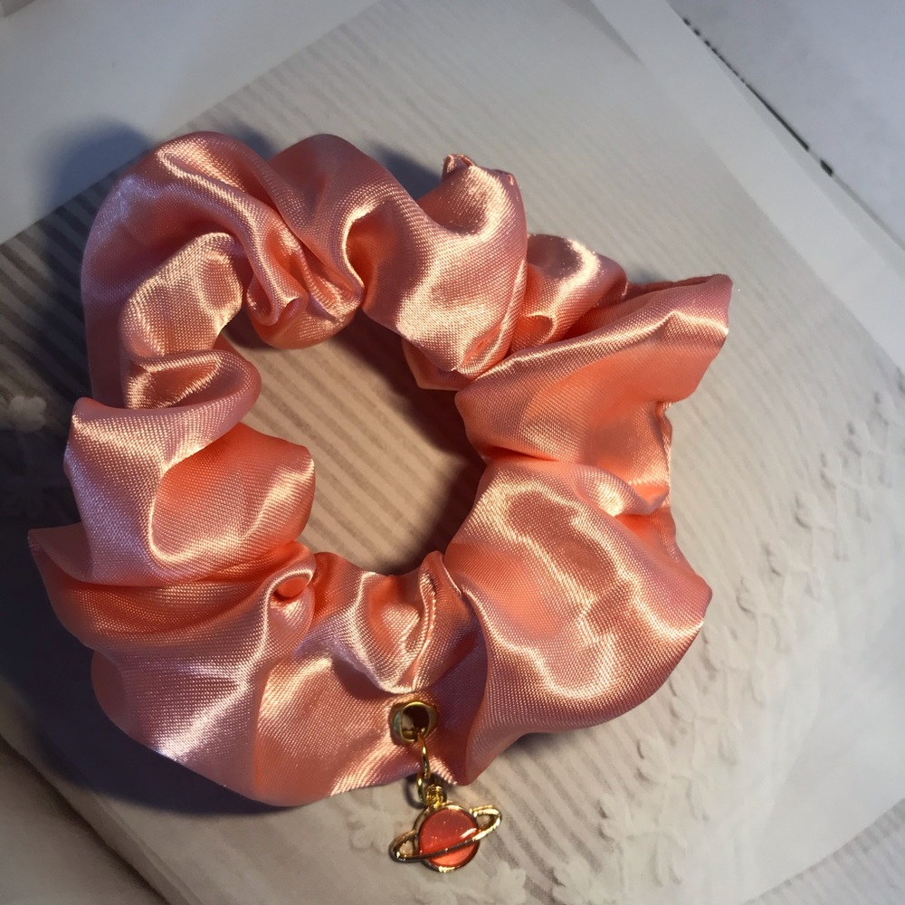 Saturn charm Scrunchie